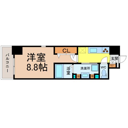 カトルセゾン金山の物件間取画像